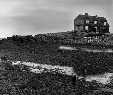 Black and White Photograph House in Ogunquit Maine