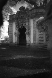 Black and White Photograph Vizcaya Vizcaya Grotto